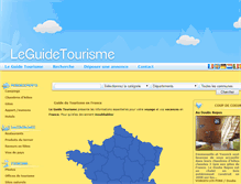 Tablet Screenshot of leguidetourisme.com